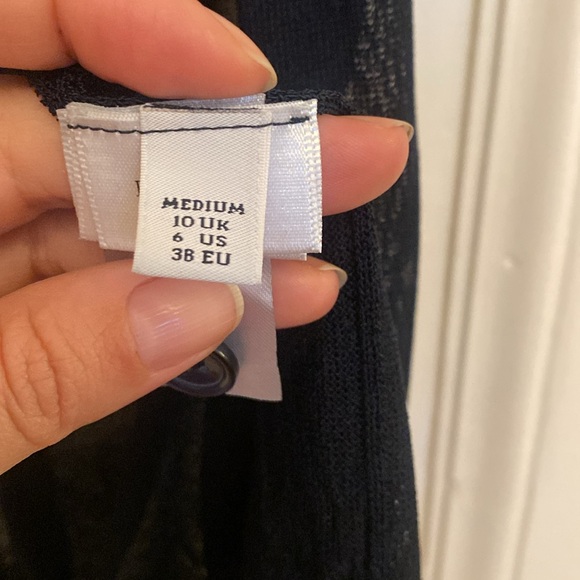 J W Anderson cardigan vest with leather details -size us 6-excellent condition - Picture 3 of 8